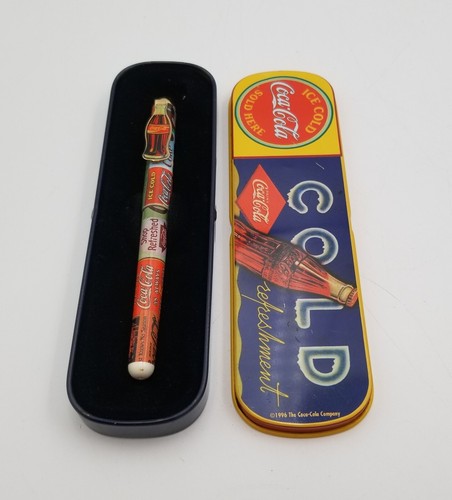Vintage 1996 Coca-Cola Cold Refreshment Ink-Pen in Box ~ A3-2a