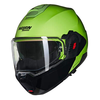 NOLAN N120-1 Mivedi 329 Modular Helmet Pulse Green Black