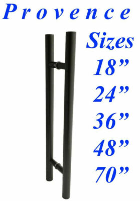 Door Pull Handle Ladder Entry Stainless Steel Matte Black Back To Back