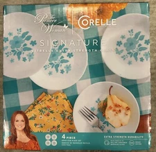 The Pioneer Women Corelle-4 piece set-appetizer plate set- NEW IN BOX