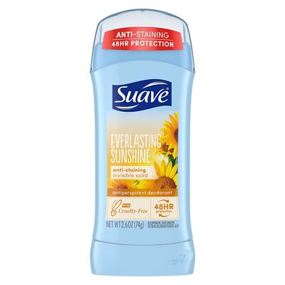 Suave Deodorant Antiperspirant & Deodorant Stick Everlasting Sunshine 48 Hr