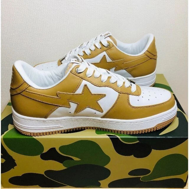 A BATHING APE BAPE STA #4 beige size US9.5 (27.5cm) | eBay