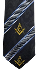 Steven Harris Men's Masonic Necktie Mason Neck Tie Stock 7