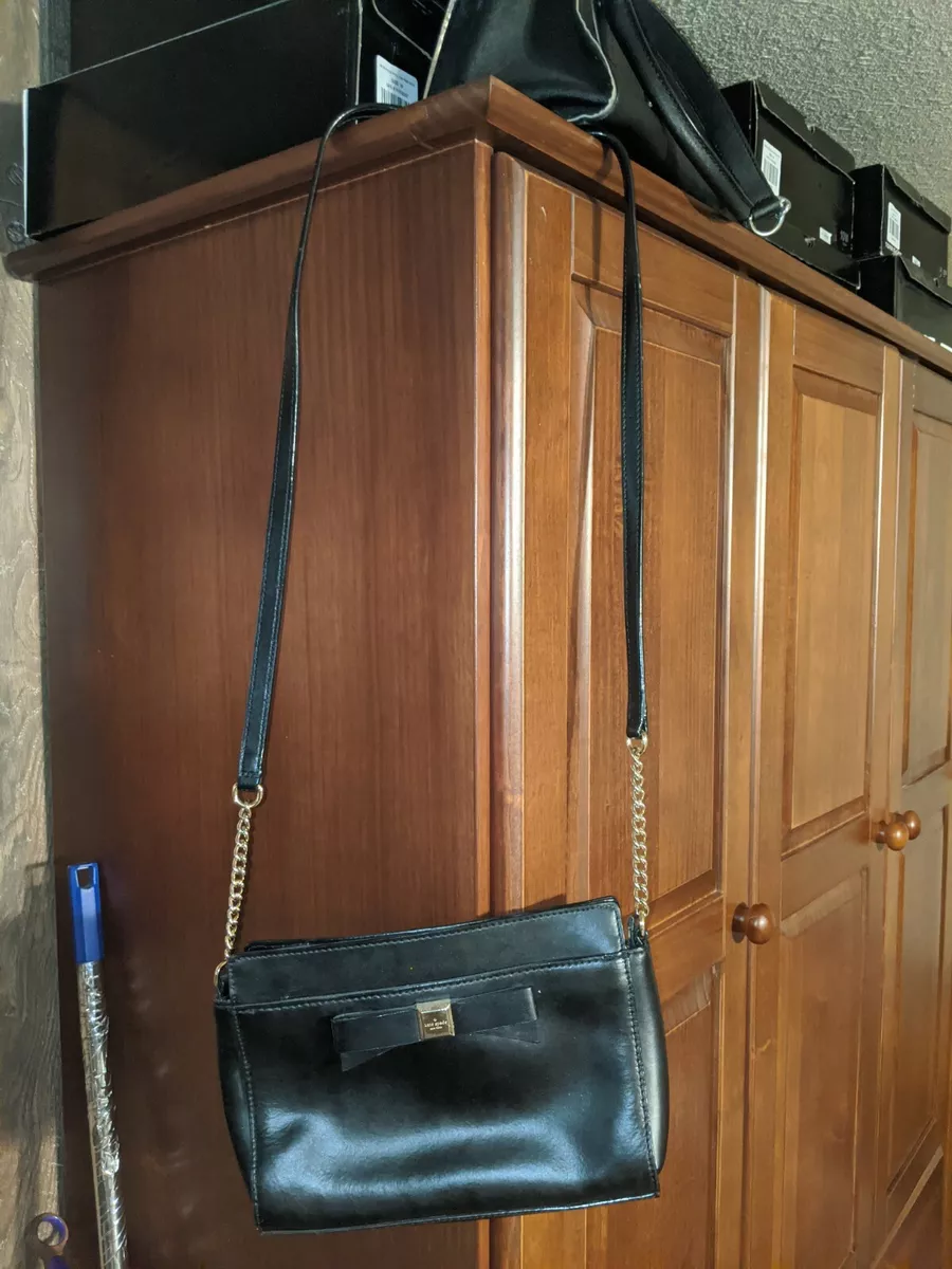 NWB Kate Spade Harlow Crossbody Brown Pebbled Leather WKR00058 $279 Gift Bag  | eBay