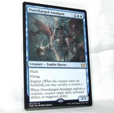 crimson vow rare cards Overcharged Amalgam Innistrad Crimson Vow Rare MTG Card 71