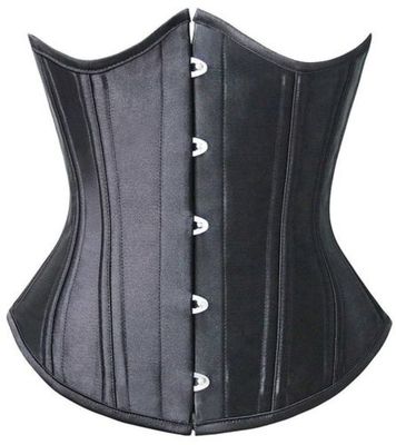 Corset Steel Boned Underbust Waist Training Tightlacing Tummy Control  XS-6XL