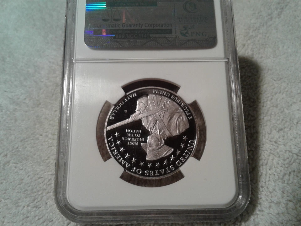 2011 S US ARMY 50c NGC PR70 ULTRA CAMEO EARLY RELEASE - Image 4 of 4