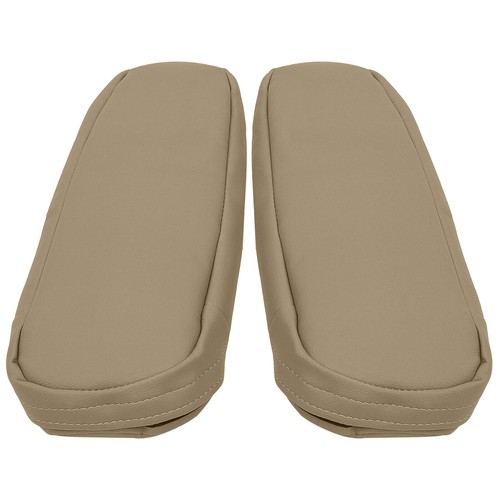 Fit For 1992-1996 Ford Bronco Eddie Bauer Driver-Passenger Armrest Covers Tan - Picture 7 of 9