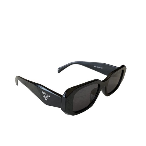 Prada PR17WS 1AB5S049 Women's Sunglasses 49 mm Black / Dark Grey Lens