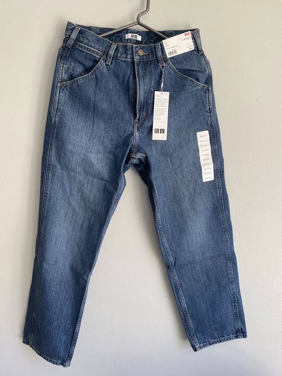 NWT Mens Uniqlo U Blue Jeans Size 29 eBay