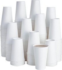 210 Pack 16 oz Disposable Paper Coffee Cup, Hot/Cold Beverage Drinking Cups