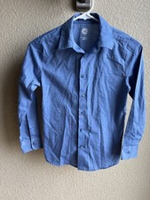 Boy  s WONDER NATION Blue 3 Piece Suit shirt, Vest,  Pants size 10