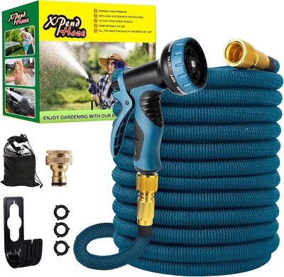 Water Hose Flexibler Gartenschlauch,Ausgedehnt 100Ft/30M,Wasserschlauch Flexibel