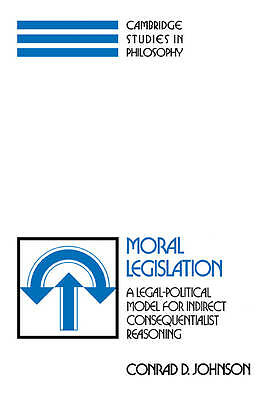 Moral Legislation Johnson Paperback Cambridge University Press 9780521102421