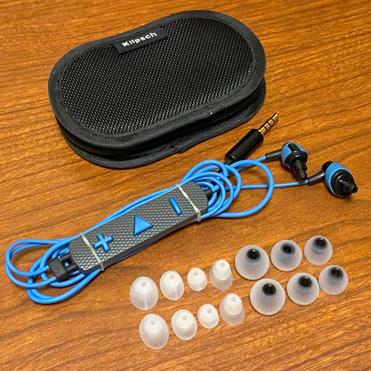 Genuine OEM Klipsch Image S4i Rugged Wired In Ear Headphones Blue