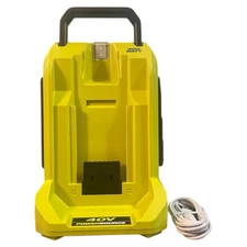 Ryobi RYi300BG 300W Power Inverter For 40V Battery W/USB A & C Charger Cable(I)