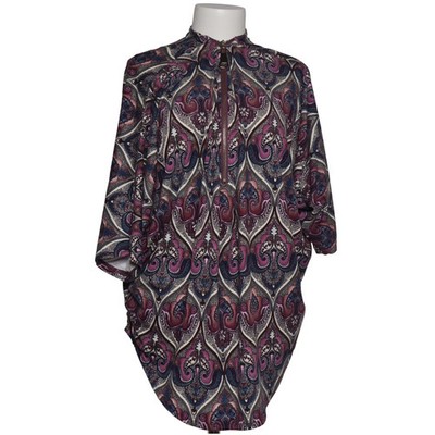 Qed London, Top, Größe: M, Lila/Blau/Mehrfarbig, Polyester, Paisley, Damen #ZYd