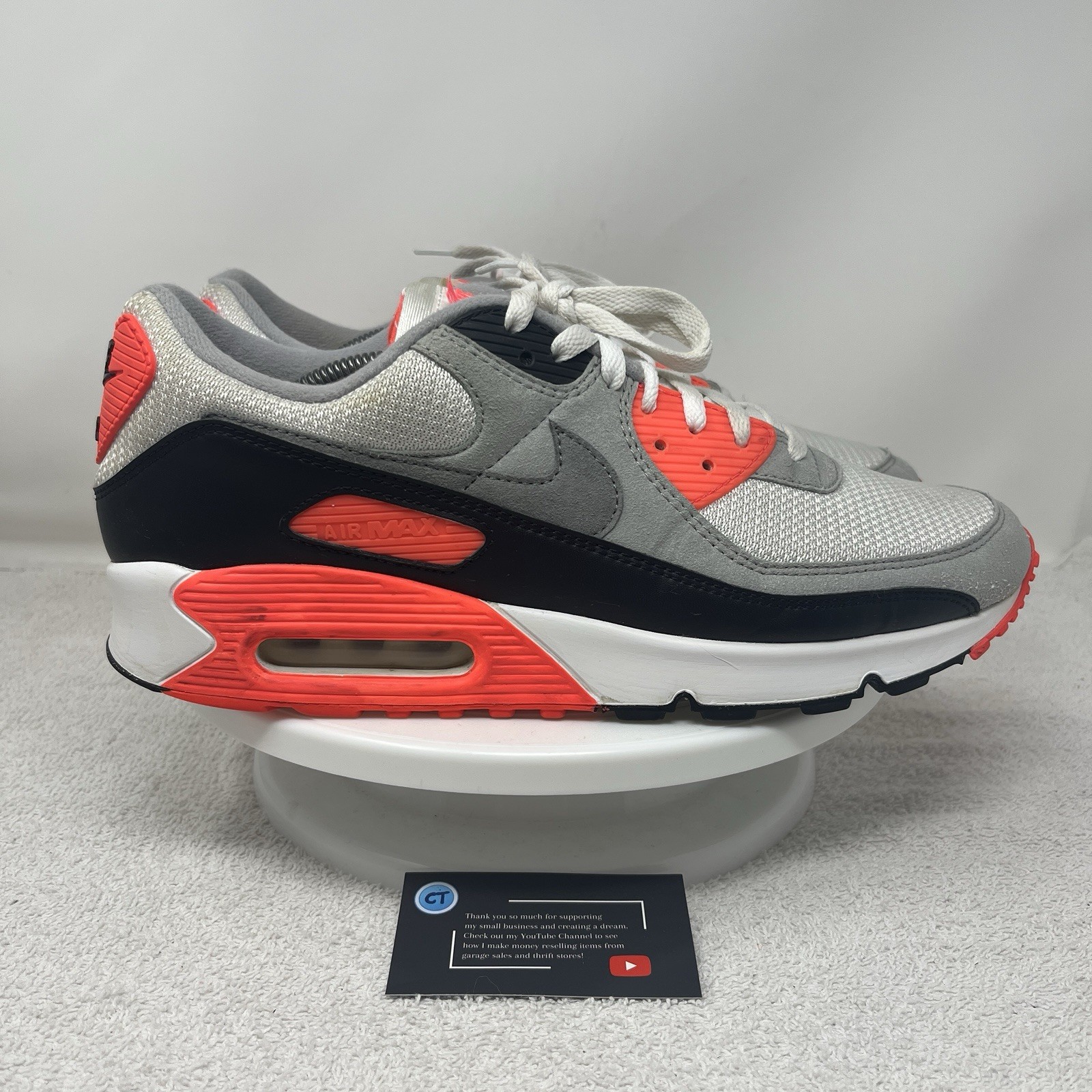 Nike Air Max 90 2020 Infrared Sneakers Men’s Size 12 Athletic Shoes CT1685-100
