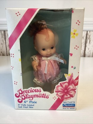 VINTAGE 1987 Precious Playmates Pixie Doll - 6'' Vinyl - NEW OLD STOCK - #905588