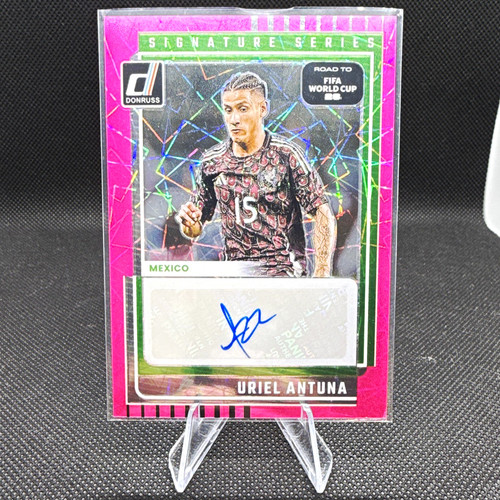 Panini 2025-26 Donruss Road to FIFA World Cup Uriel Antuna Mexico Auto #SS-UA