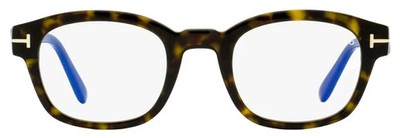 Tom Ford TF 5808-B 052 Tortoise Plastic Eyeglasses Frame 49-23-145