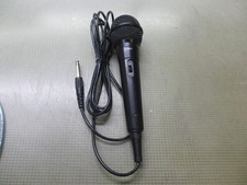 ION Wired Dynamic Microphone w/ 1/4" Plug Tested Working Black Stage Mic 10'