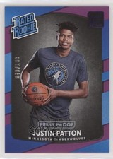 2017 Panini Donruss Rated Rookies Press Proof Purple /199 Justin Patton #185 1p5