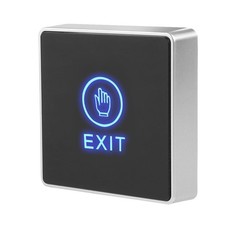 Door Touch Exit Release Unlock Button Switch Panel LED Light For Door Access