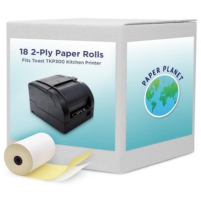 2-Ply White/Yellow Carbonless Paper for Toast Kitchen Printer by Paper Planet...