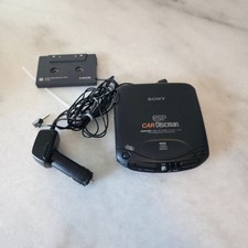 Vintage Sony Car Discman D-830K Black Portable Mega Bass Sound CD Compact Player