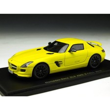 Spark S1058 1/43 MERCEDES-BENZ SLS AMG E-CELL 2010 Yellow Model Car From Japan