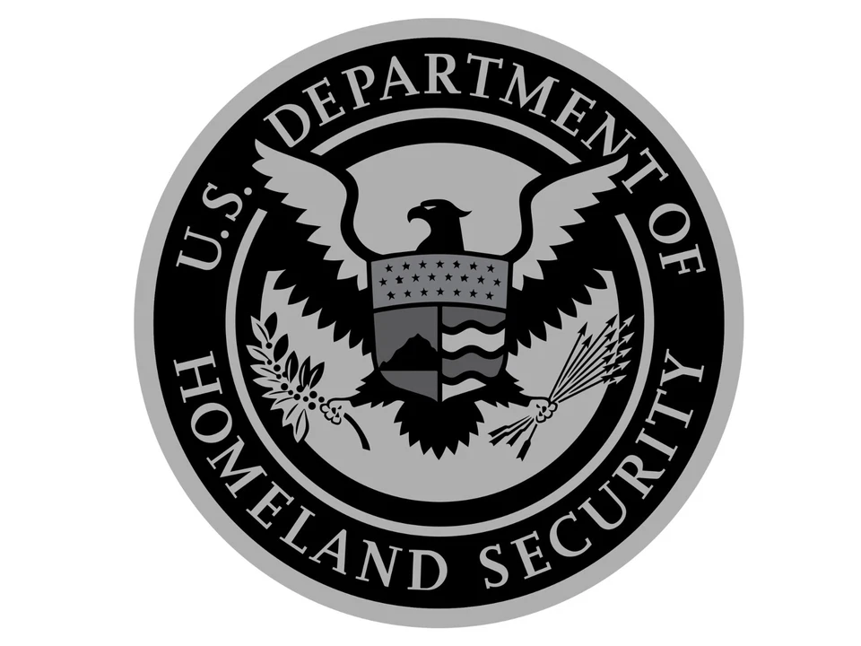 Black Department of Homeland Security Sticker Vinyl Decal Multiple Sizes window - Image 2 of 4