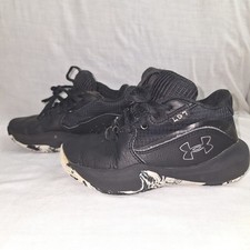 Under Armour Black 12K Basketball Shoes Jet '23 Kids 3028514-004 Lockdown 7 AP