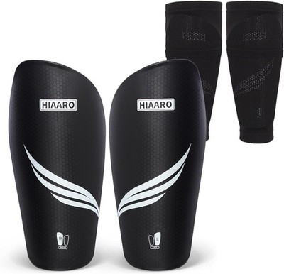 Shin Guards for Soccer with Sleeves & Pocket,Youth Adults Protective Gear Unisex