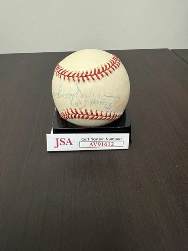 Reggie Jackson Signed Baseball JSA