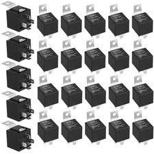 Weasch 25 Pack Jd1914 Car Relay 12V 40A 5 Pins Spdt Automotive Switches And