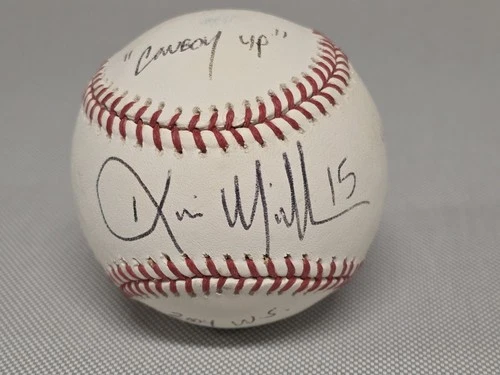 Kevin Millar Signed Baseball Autogrqph Inscriptions Official Rawlings Selig Ball