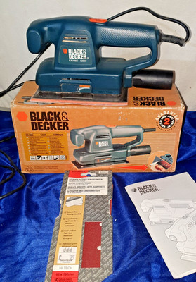 BLACK & DECKER Schwingschleifer-Schwabbel Typ KA186E - +2 Schleifpapier-135 Watt