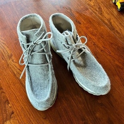 Gaimo Women's Gray Felted Booties- Size 41 (10US)