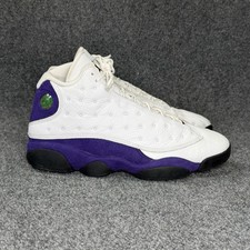 Jordan 13 Retro Shoes Men\'s 12 White Purple Lakers Athletic Hooping Sneakers Jordan 13 Retro  main image 3