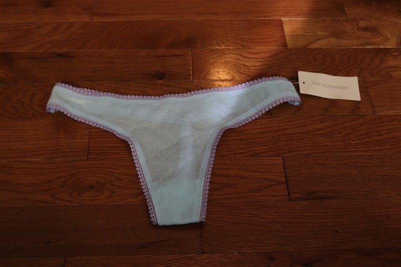 BNWT ON GOSSAMER  mesh hip G-String Size Small/Medium MSRP $22!!
