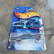Hot Wheels 1964 Chevy Impala #004 2004 First Editions B3530 HW 4/100 Light Blue