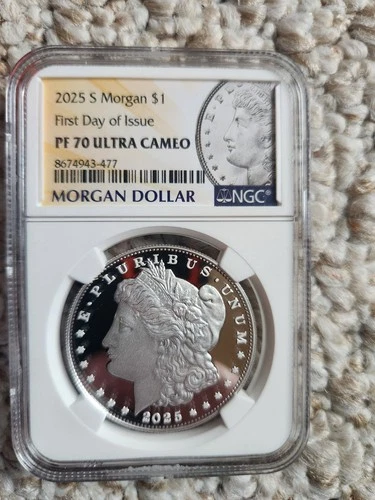 2025 S Morgan Dollar $1  PF 70 ULTRA CAMEO First Day of Issue NGC No Reserve