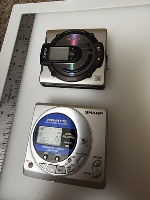 Sharp MD-MT 15 & Sharp MD-MS702 mk For Parts/repair.Read