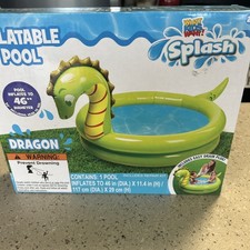 Kids Dragon Pool Inflatable 46" Splash