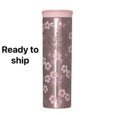 Starbucks Sakura 2026 Japan Stainless Steel Bottle Metallic Light 16 Oz