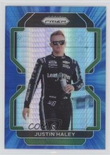 2022 Panini Prizm Blue & Carolina Blue Hyper Prizm Justin Haley #18 10ph