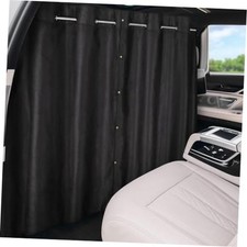Car Divider Curtain, Blackout Car Curtains with Pole for 5.91ft 4.14ft