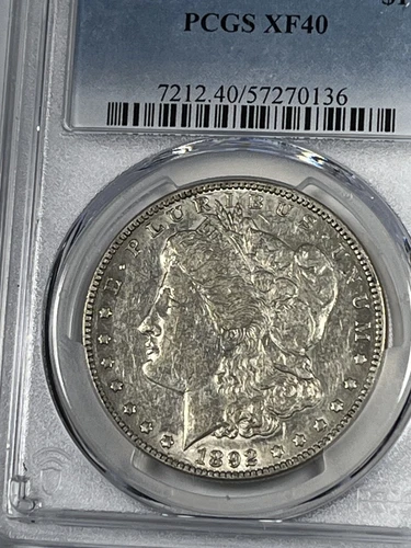 1892 Morgan Dollar : PCGS XF40