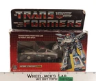 Prowl 100% Complete W/BOX INSERT & BUBBLE 1985 G1 Transformers UNUSED STICKERS